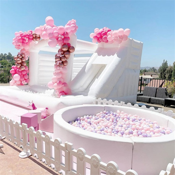 Blue Red Inflatable Water Slide Bouncy Castle Inflatable Waterslide for Adults