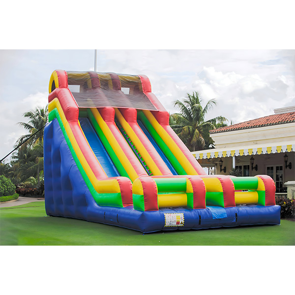 Summer beach inflatable water slide with pool for outdoor kids adults play