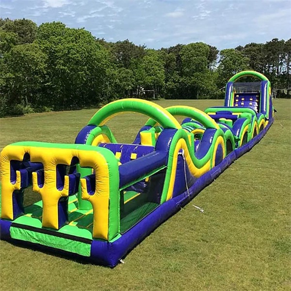 Summer beach inflatable water slide with pool for outdoor kids adults play